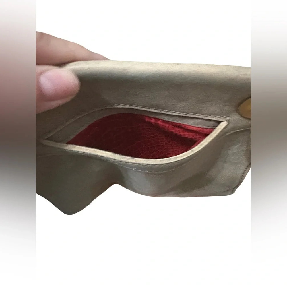 Hammitt Tony Small Pewter/Brushed Gold Red Zip - Picture 10 of 15